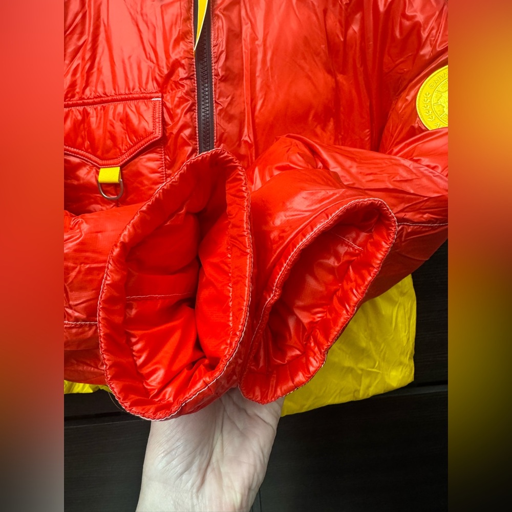 Canada Goose x Pyer Moss Crop Wave Reversible Down Puffer Jacket - Picture 13 of 16